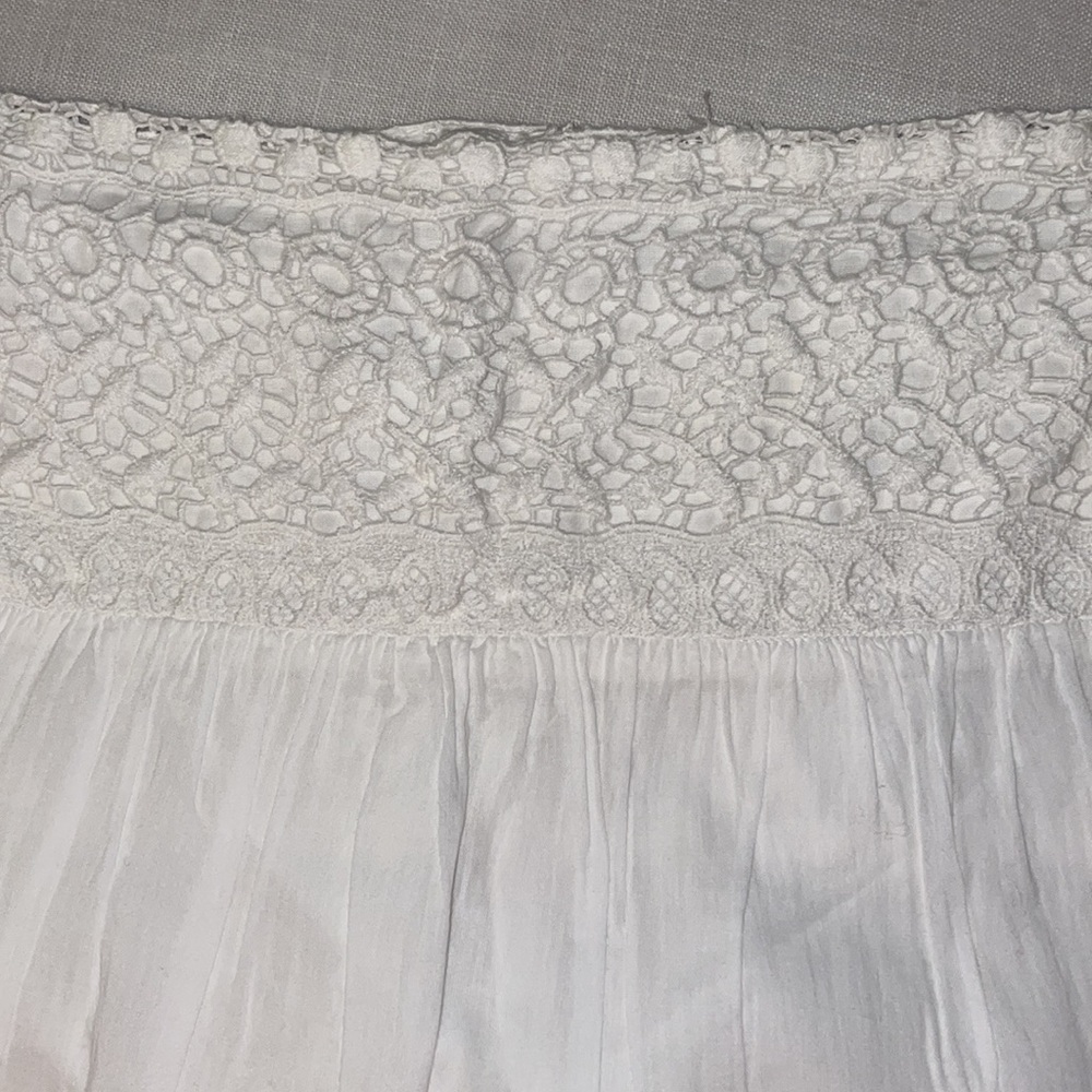 Chic Cream Maxi Skirt - Picture 5 of 5